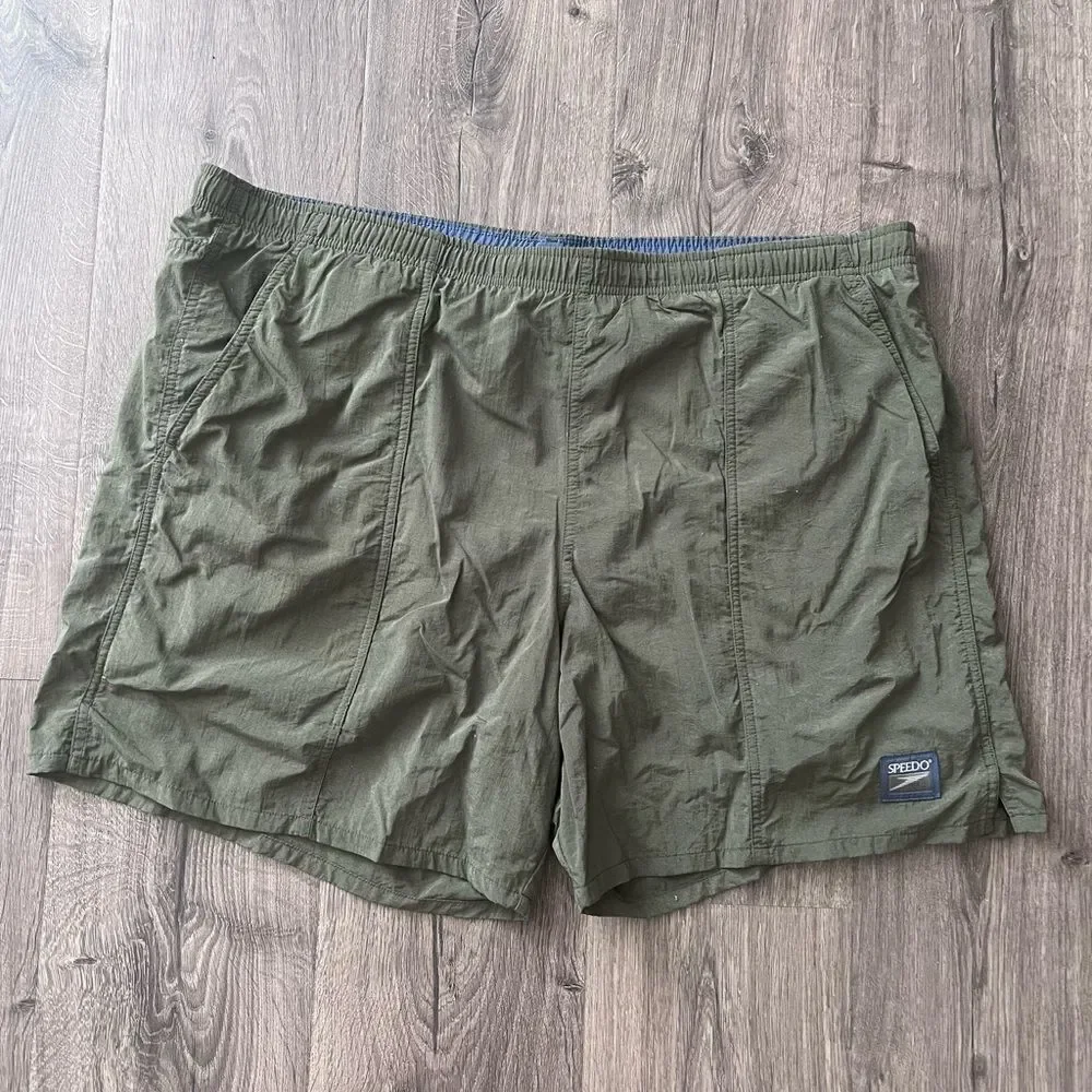 SPEEDO Men's Nylon Swim Trunks Shorts Mesh Lined XL